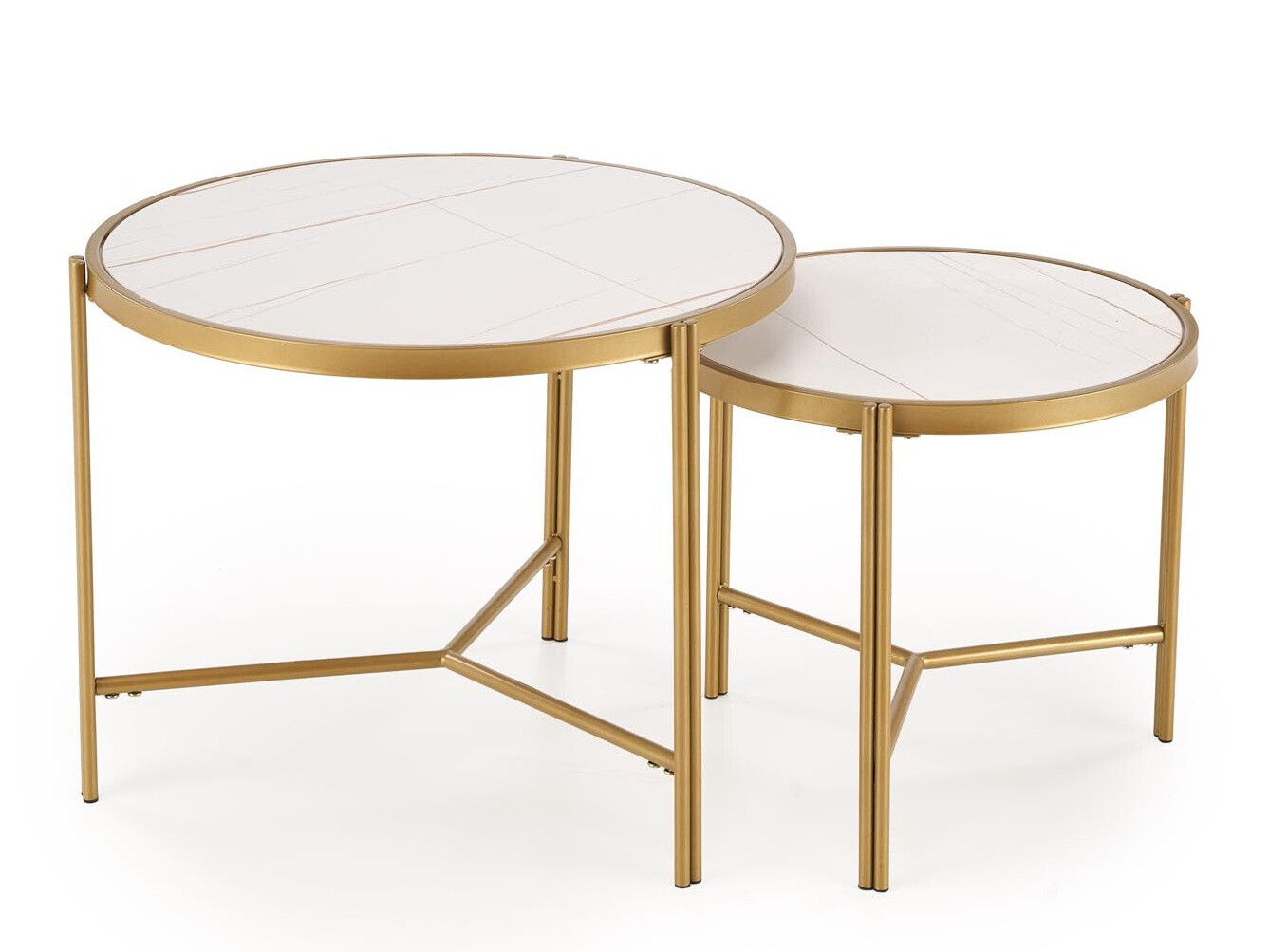 Salontafel set Houston 1867 (Wit marmer)