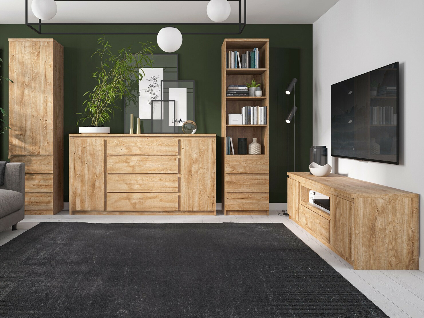 Boekenkast Merfere 114 (Eiken)