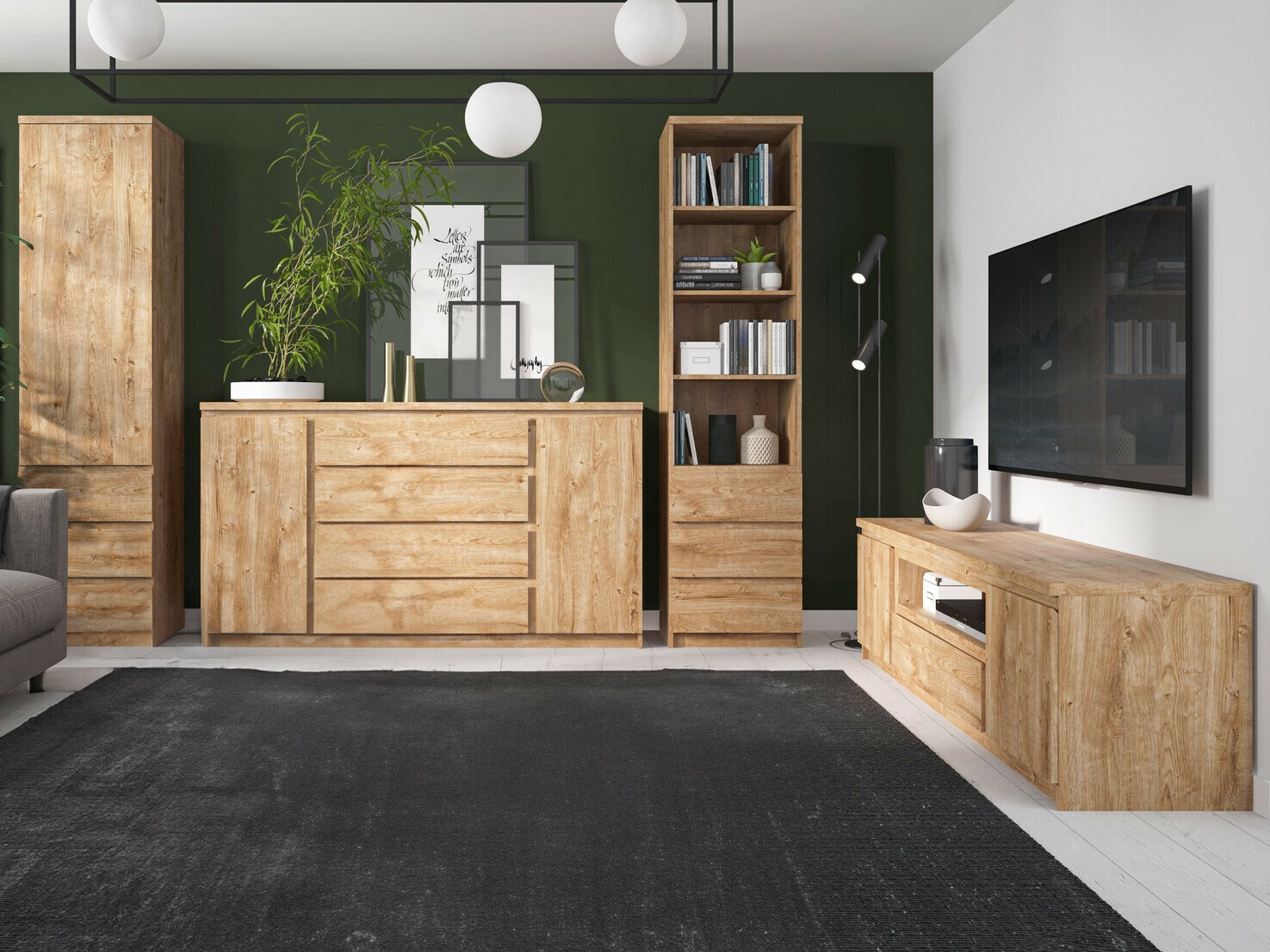 Boekenkast Merfere 115 (Eiken)