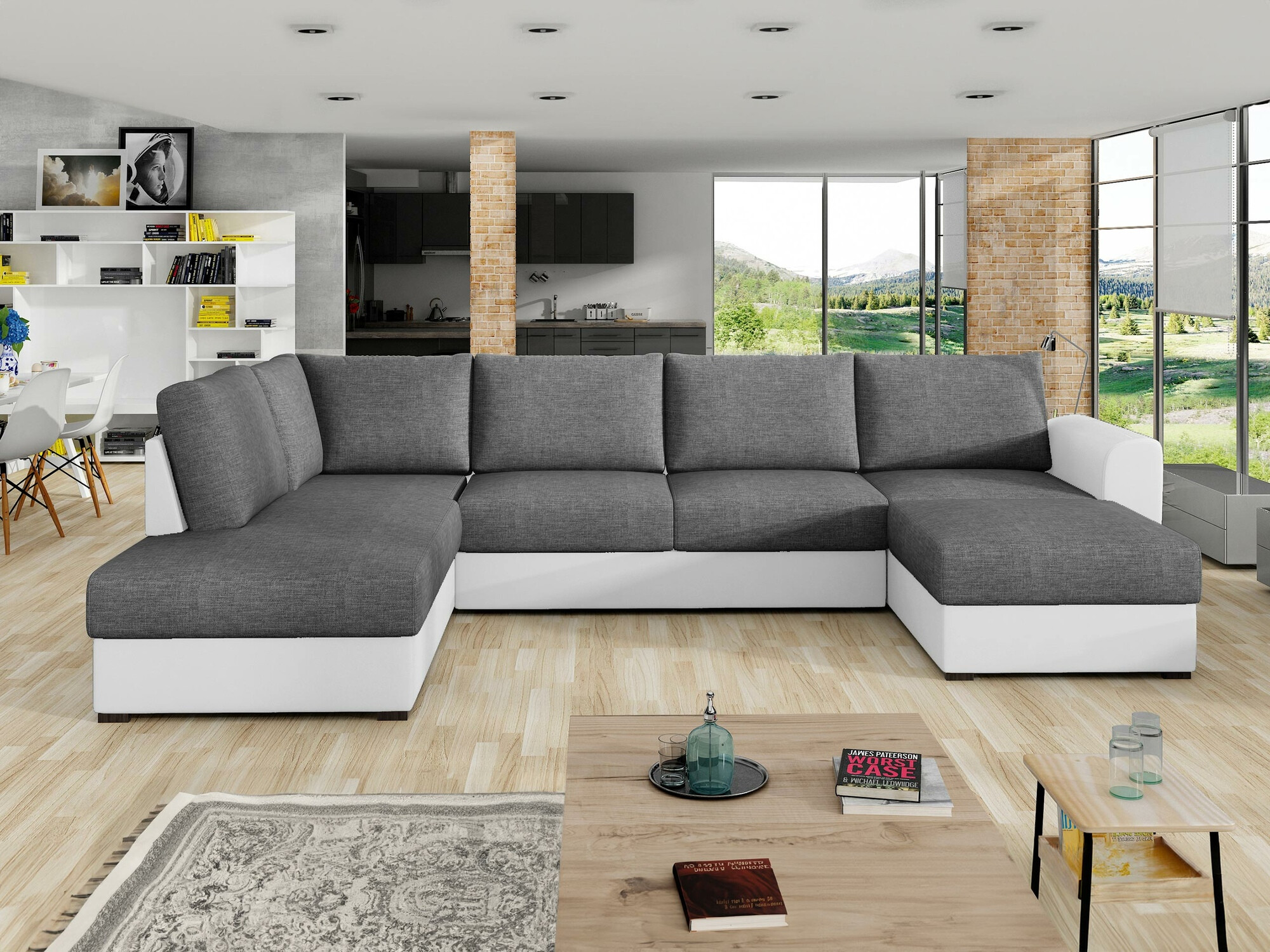 Hoekbank Comfivo Flumen (Soft 017 + Lux 06)