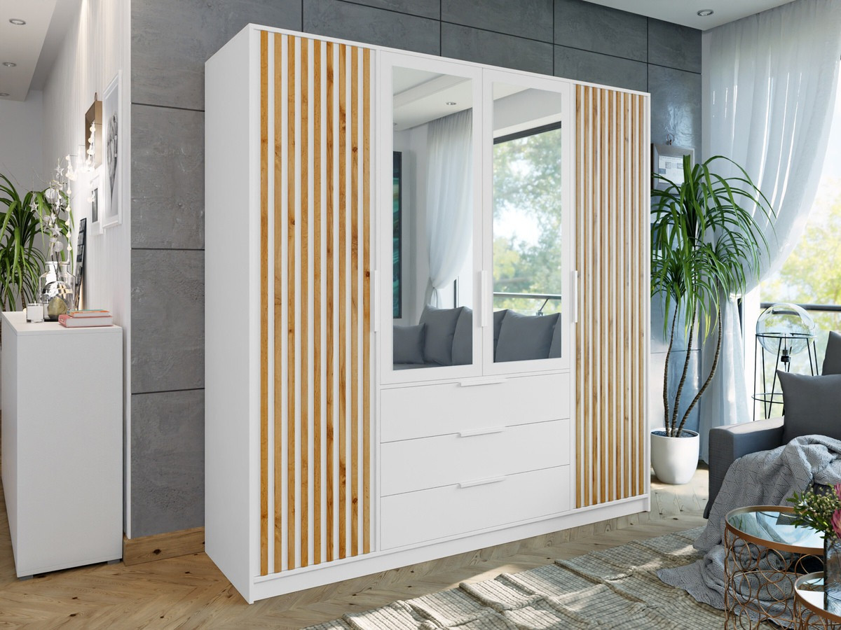 Kledingkast Enolevo 114 (Wit)