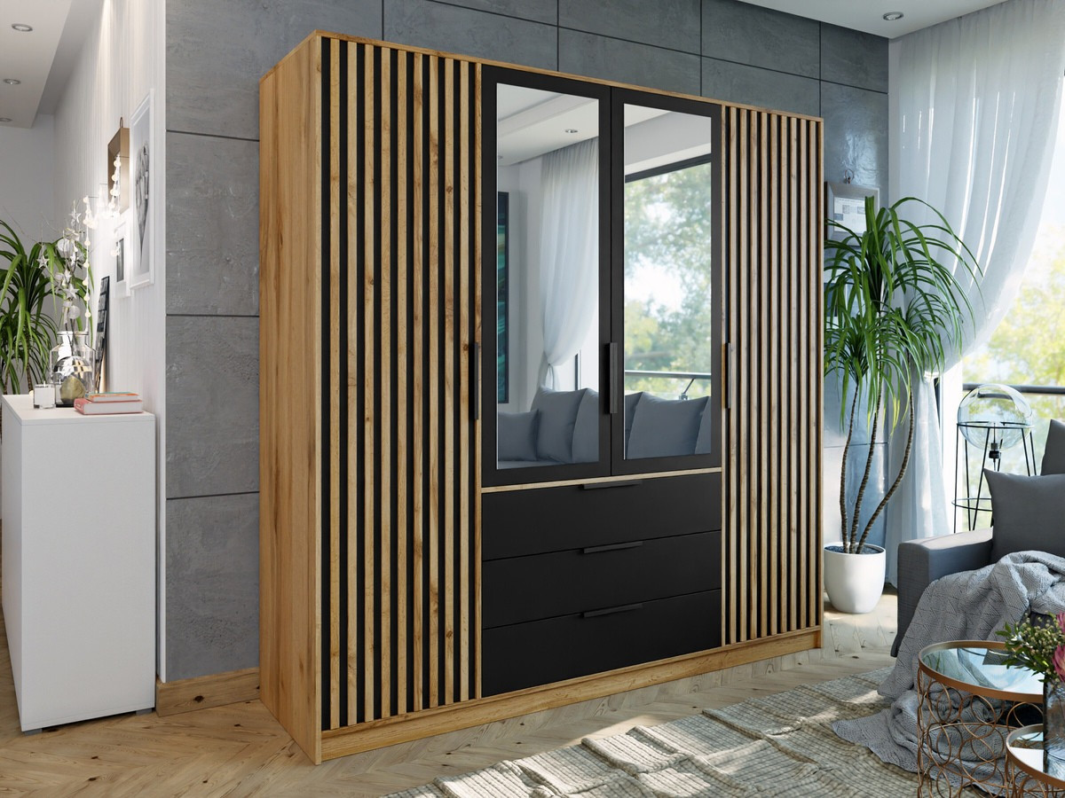 Kledingkast Enolevo 114 (Wotan eik)