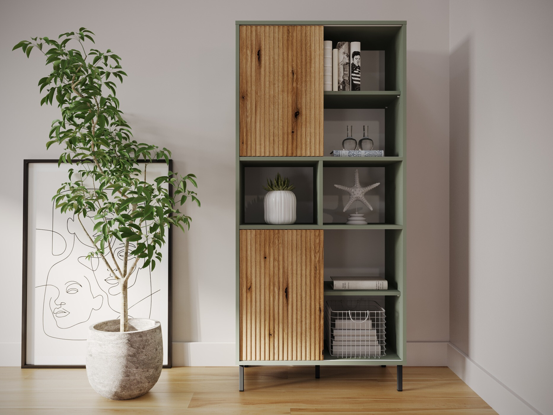 Boekenkast Novfera 105