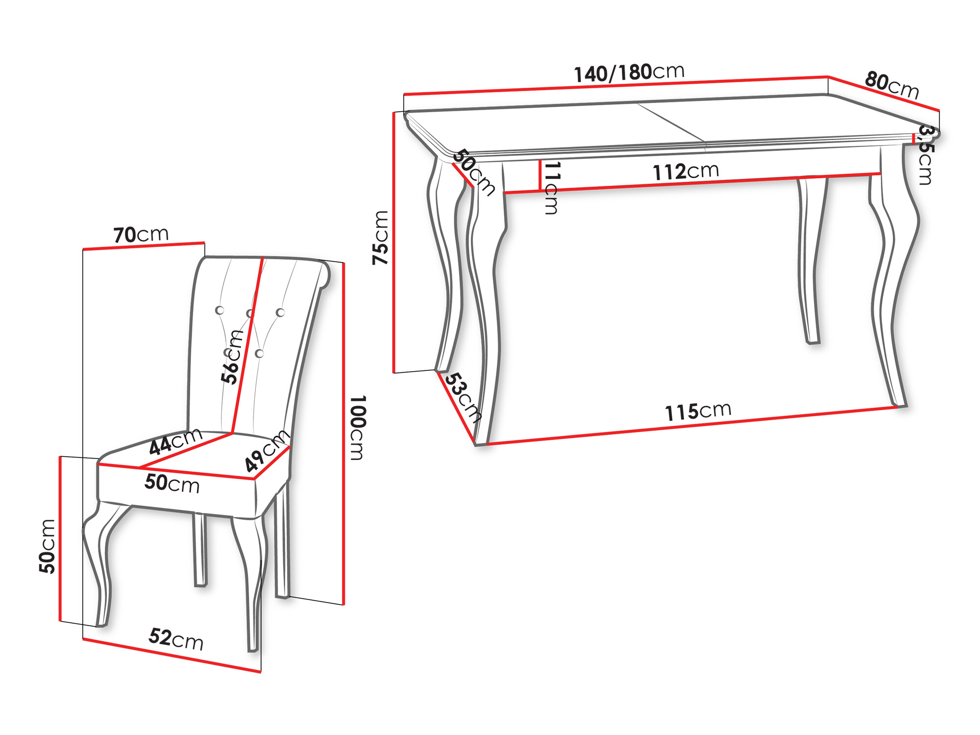 Eetkamerset Comfivo 405 (Magic Velvet 2216)