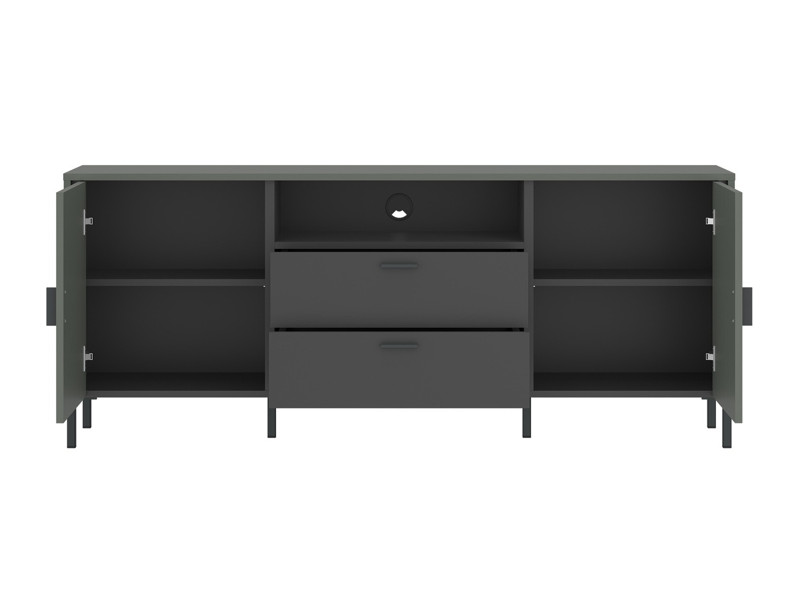 TV-meubel Morelmi 100 (Groen + Antraciet)