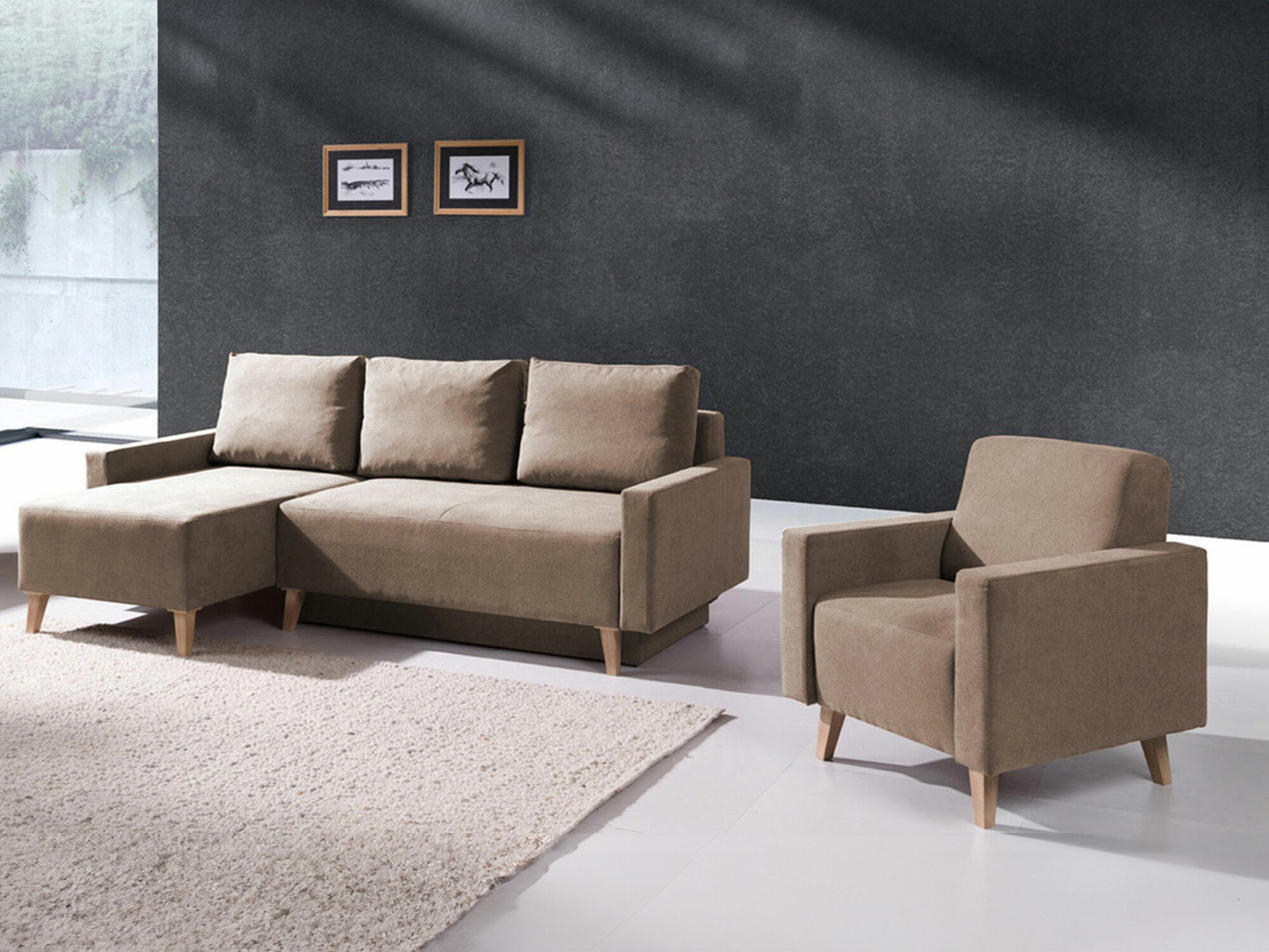 Gestoffeerde meubelset Delbene 105 (Moric 03)