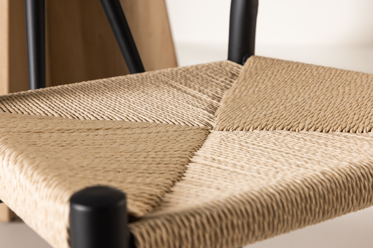 Stoel Dallas 4525 (Zwart + Beige)