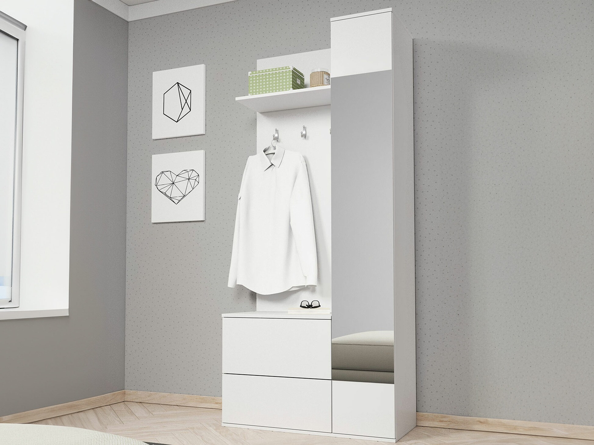 Gangmeubelset Lantudo (Wit)