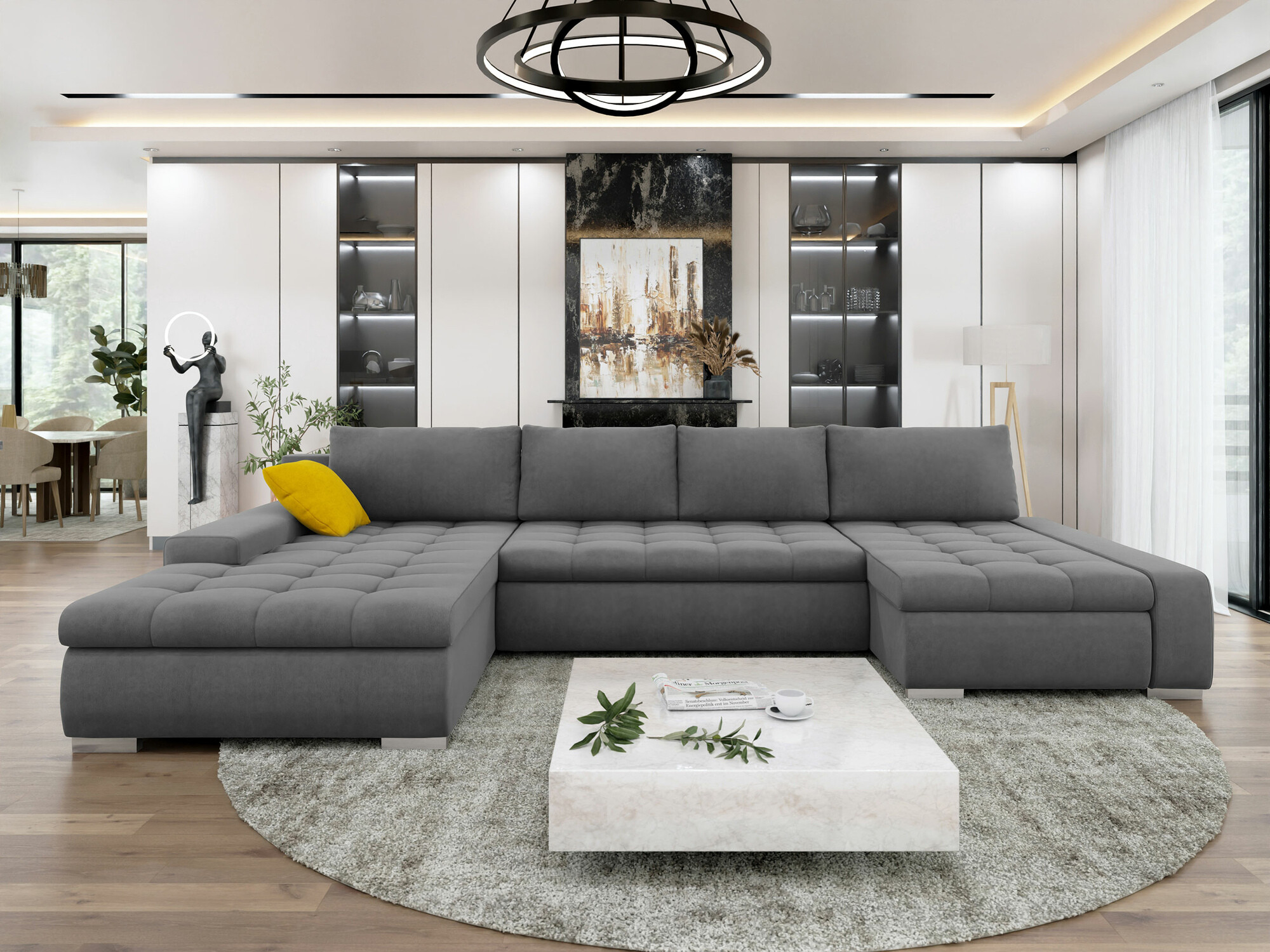 Hoekbank Comfivo 106 (Uttario Velvet 2971 + Uttario Velvet 2959)