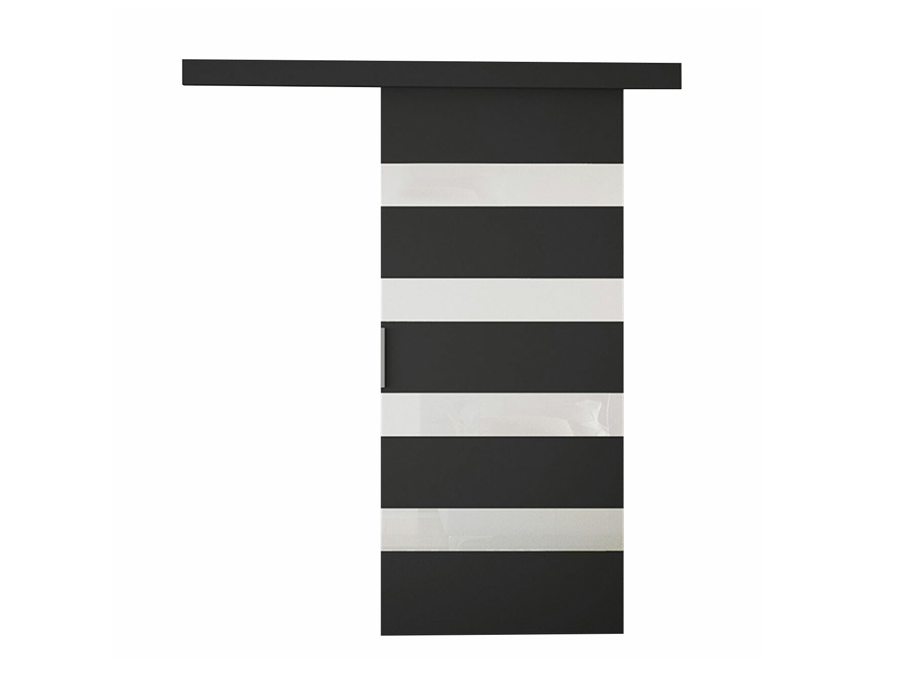 Schuifdeur Closico 174 (Zwart + Wit)