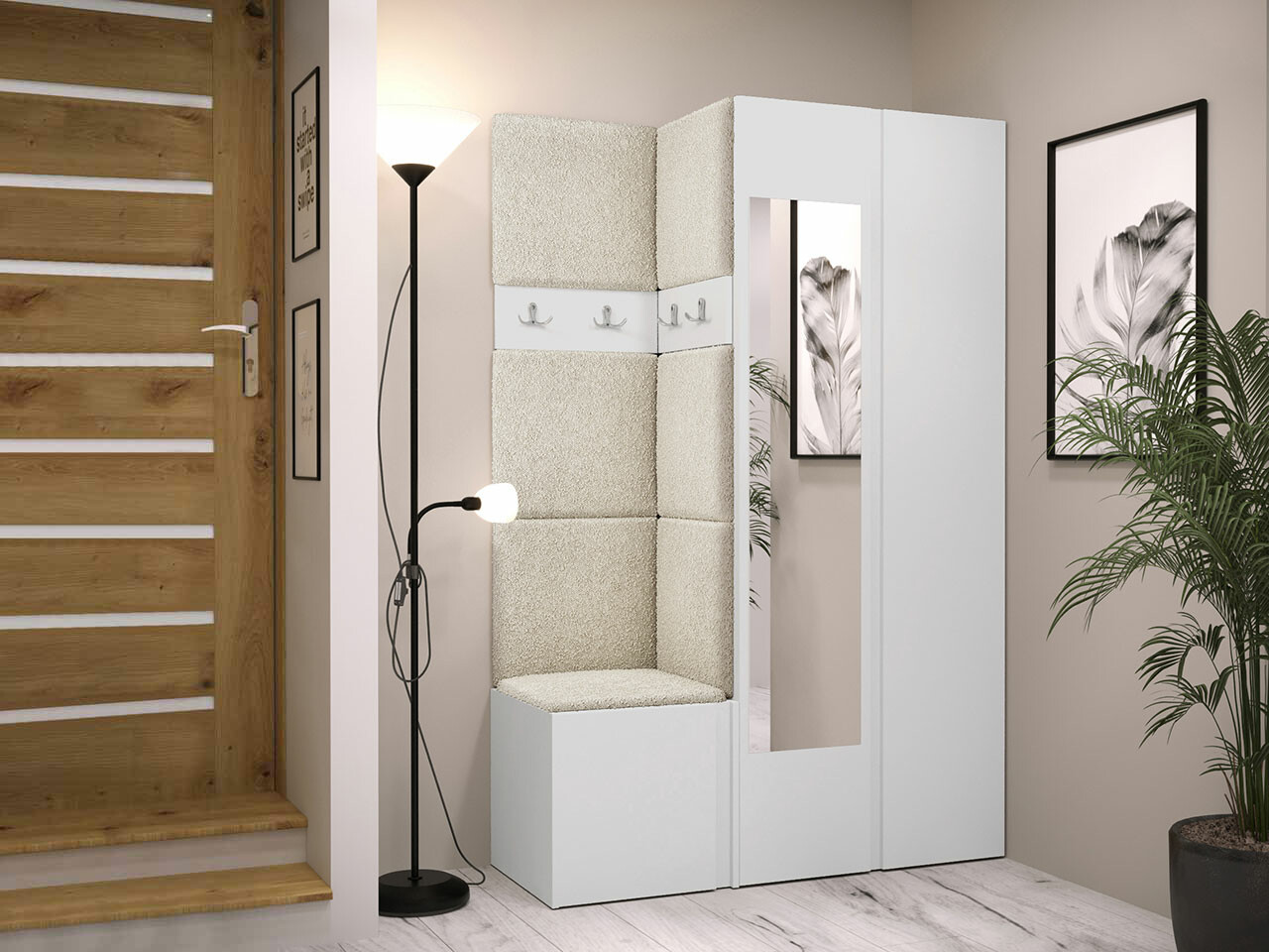 Gangmeubelset Hartford 350 (Wit)