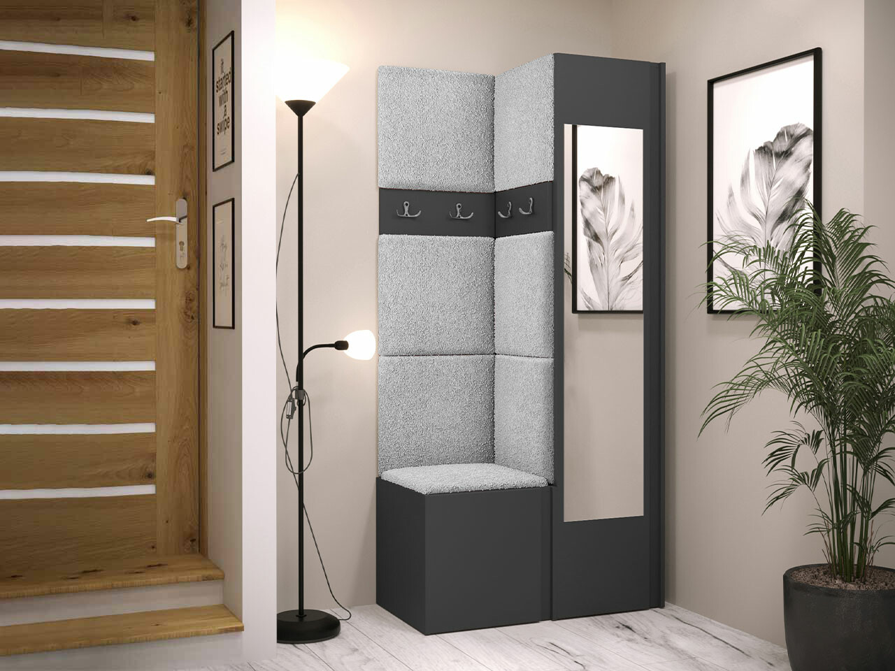 Gangmeubelset Hartford 354 (Grafiet)