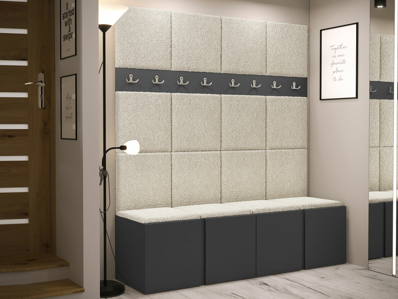 Gangmeubelset Hartford 268 (Grafiet)