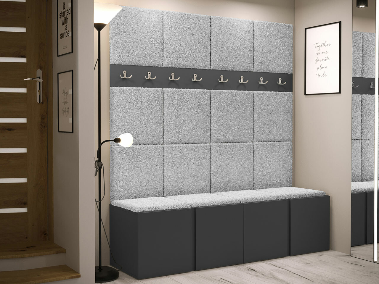 Gangmeubelset Hartford 268 (Grafiet)