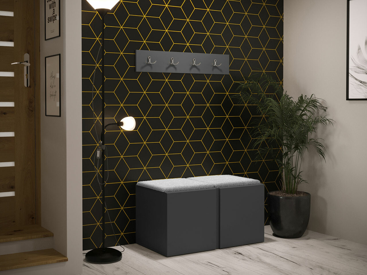 Gangmeubelset Hartford 275 (Grafiet)