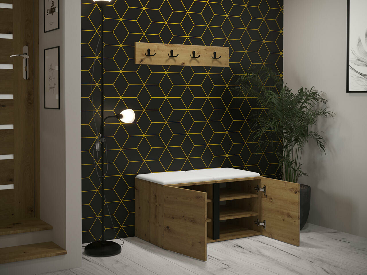 Gangmeubelset Hartford 275 (Wit)