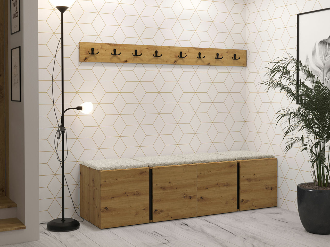 Gangmeubelset Hartford 276 (Artisan eiken)