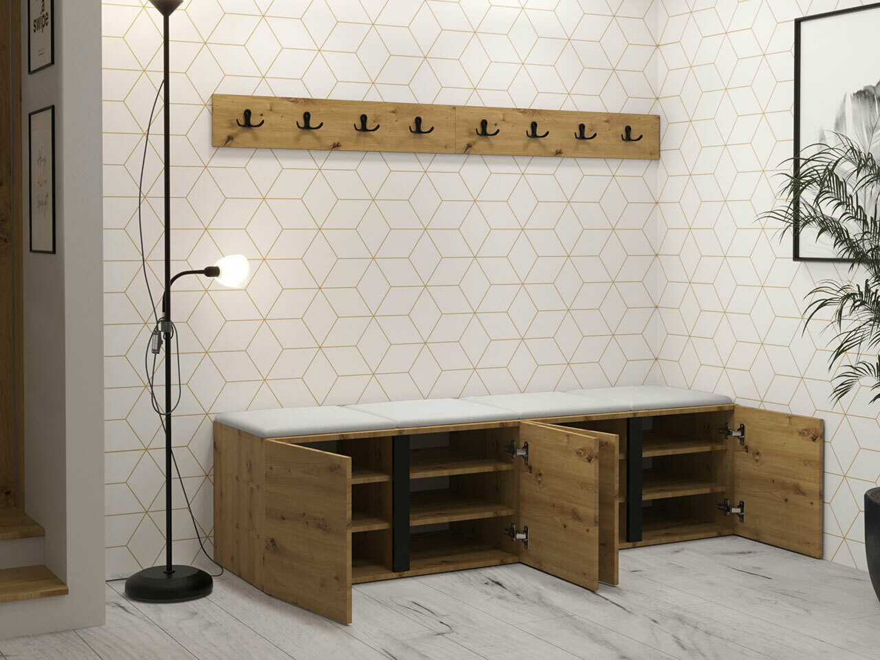 Gangmeubelset Hartford 276 (Grafiet)