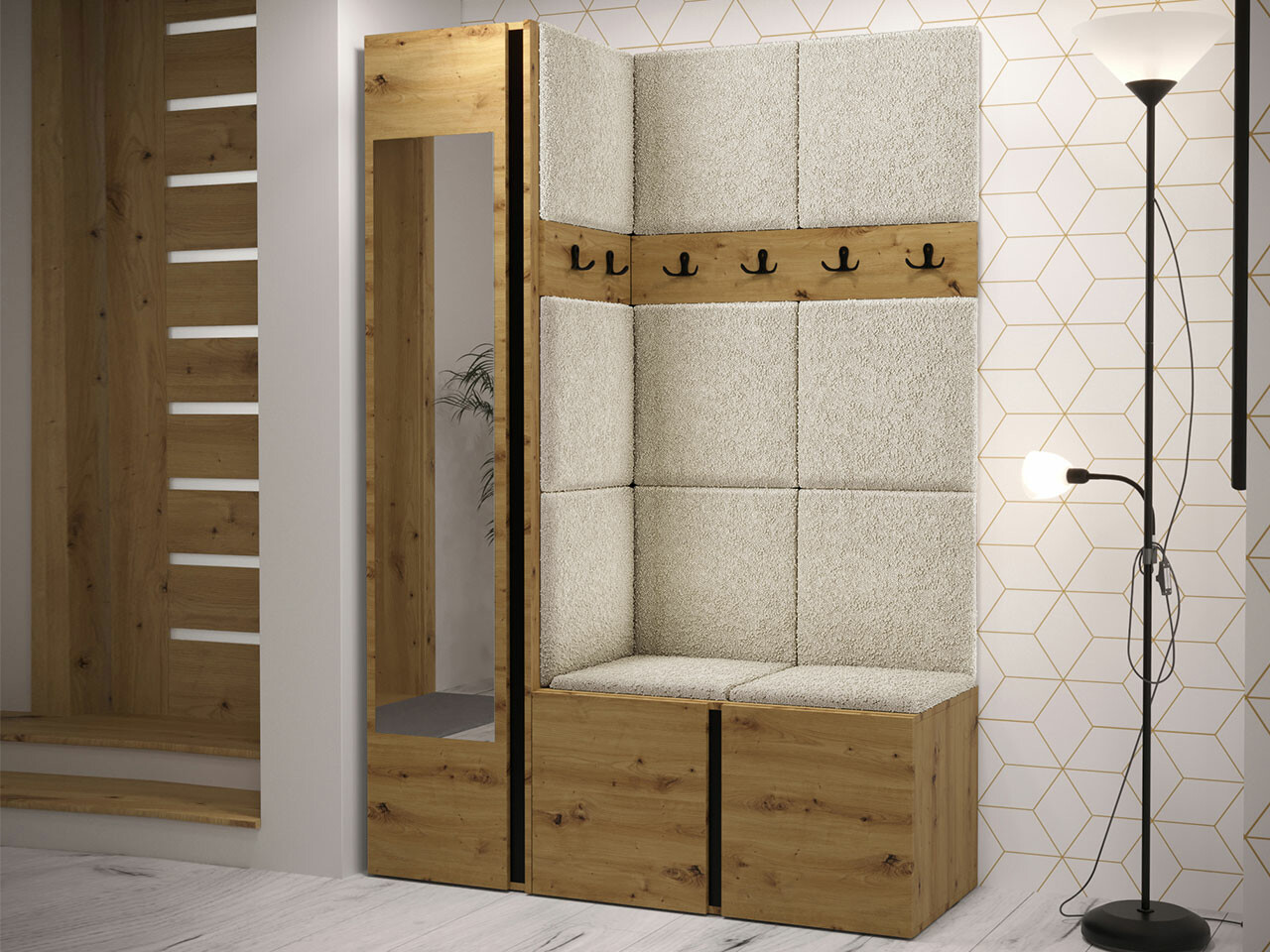 Gangmeubelset Hartford 277 (Artisan eiken)