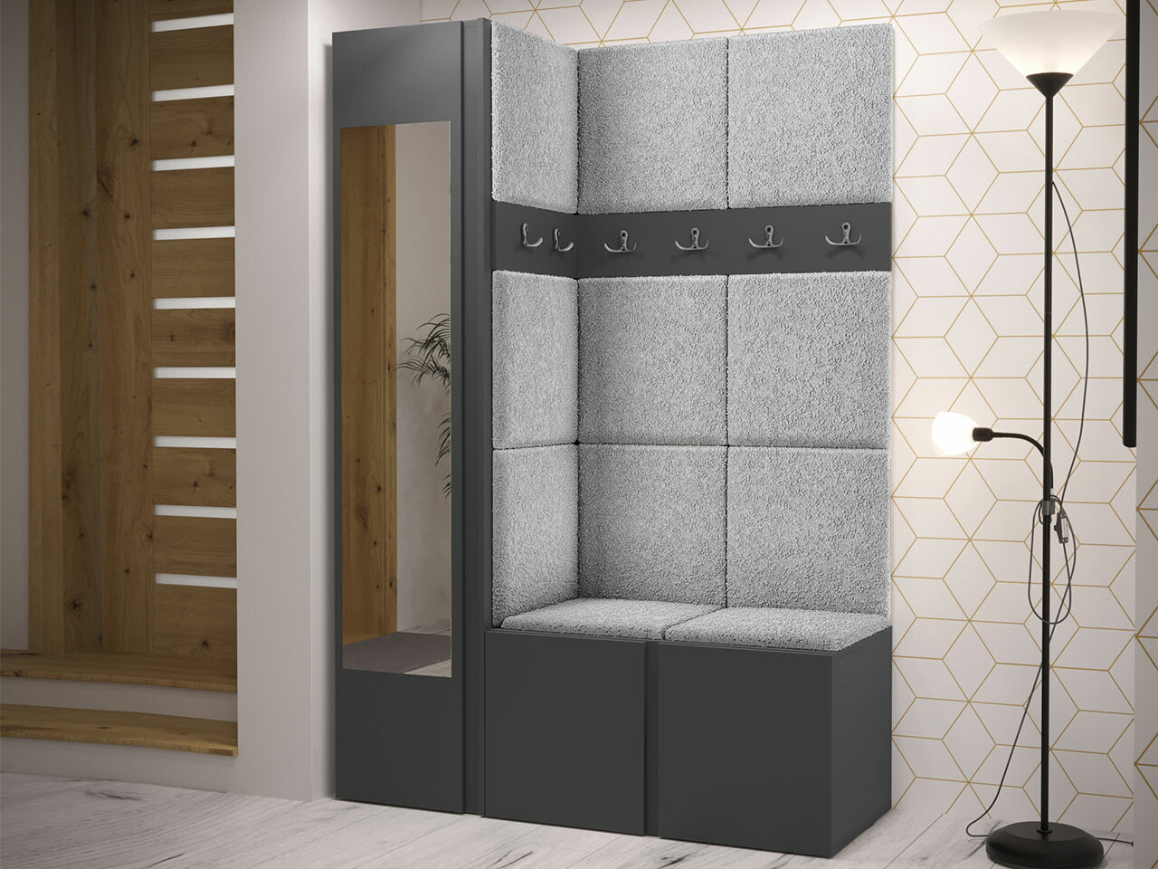 Gangmeubelset Hartford 277 (Grafiet)