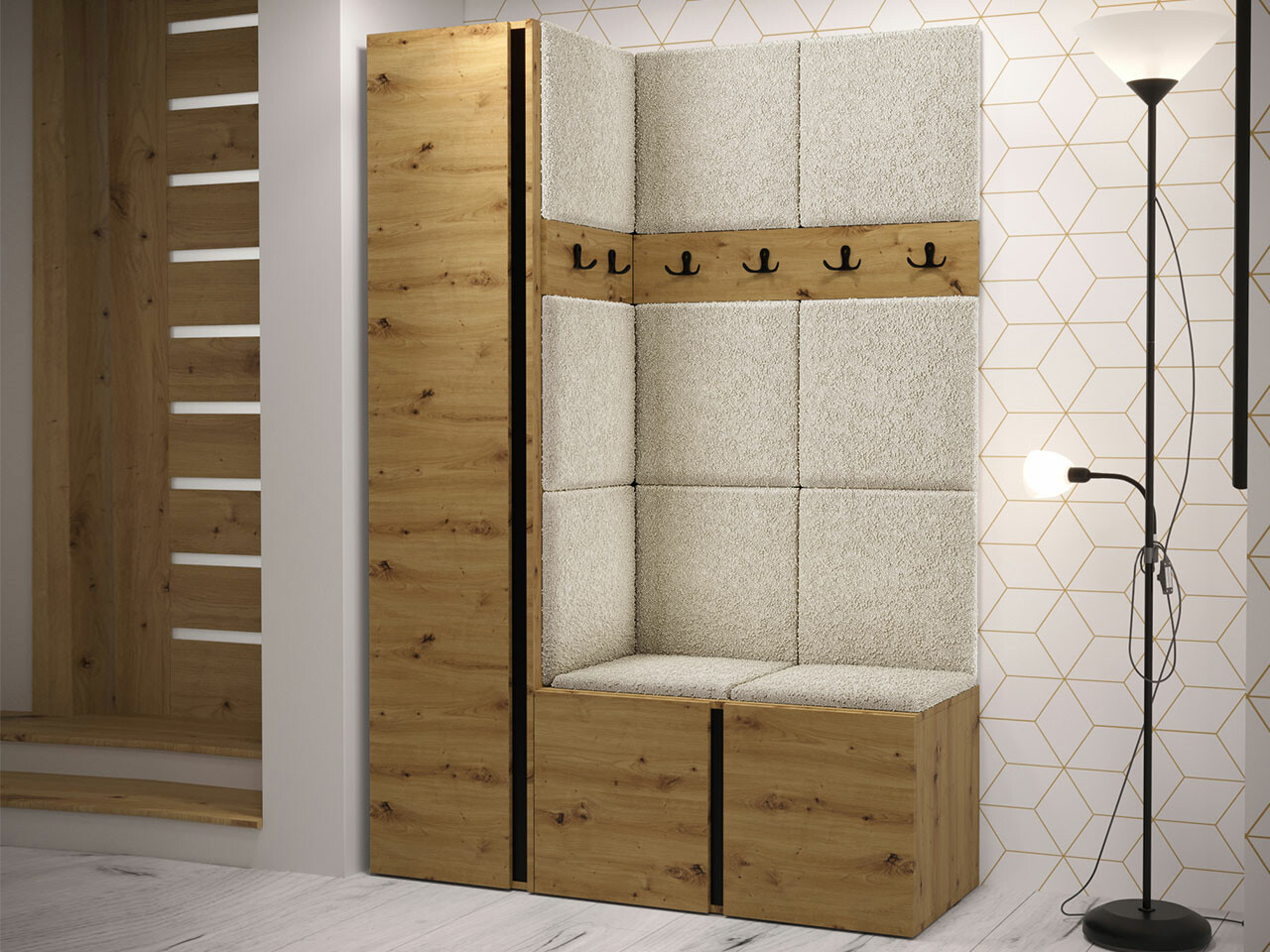 Gangmeubelset Hartford 471 (Artisan eiken)