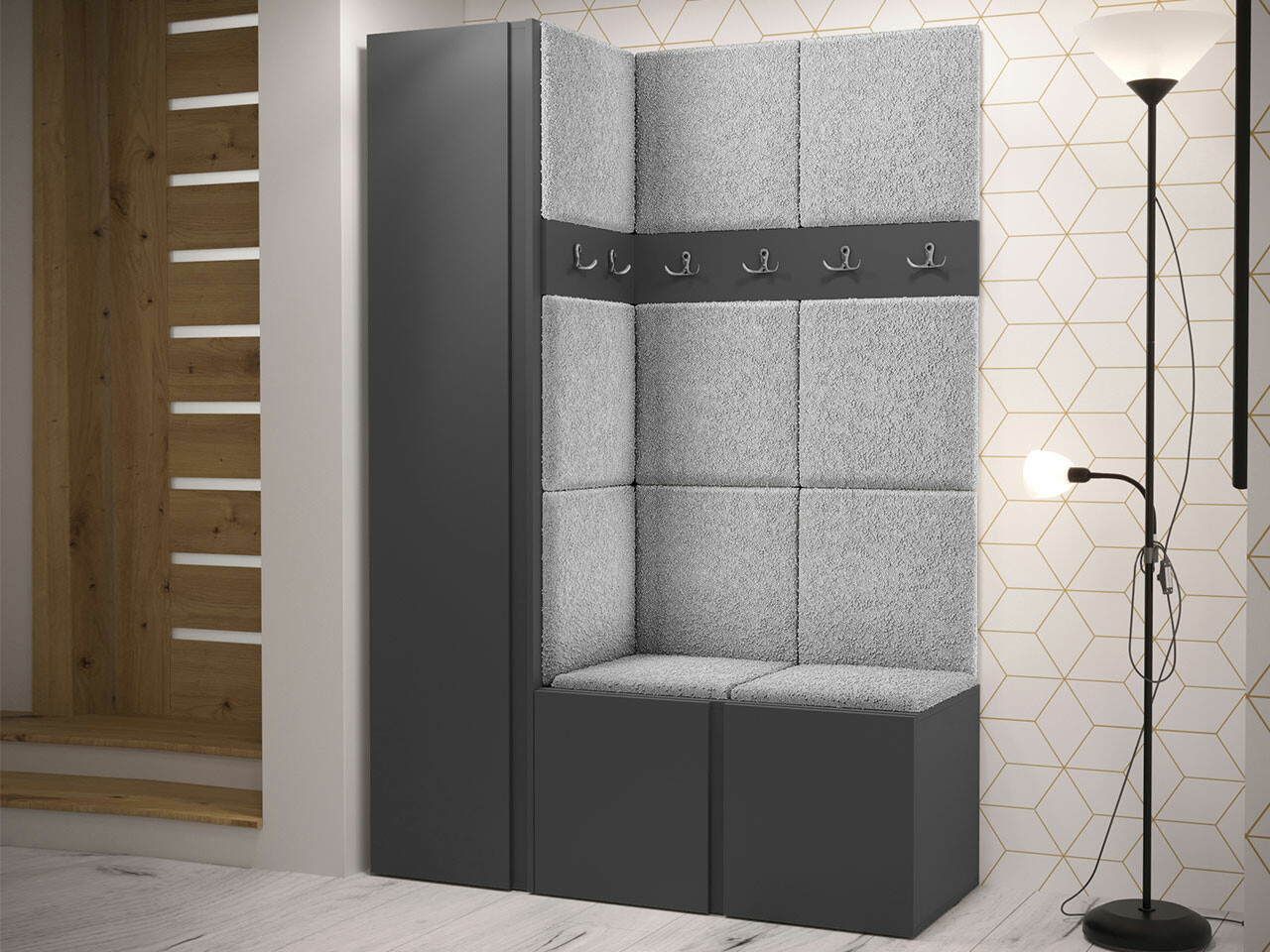 Gangmeubelset Hartford 471 (Grafiet)