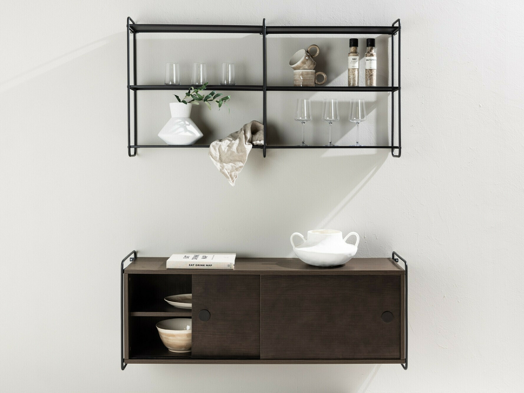 Wandkast Dallas 4530 (Bruin)