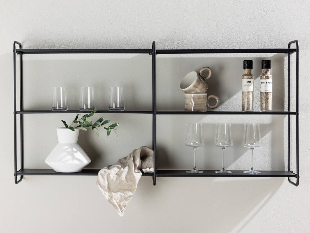 Wandplank Dallas 4551 (Zwart)