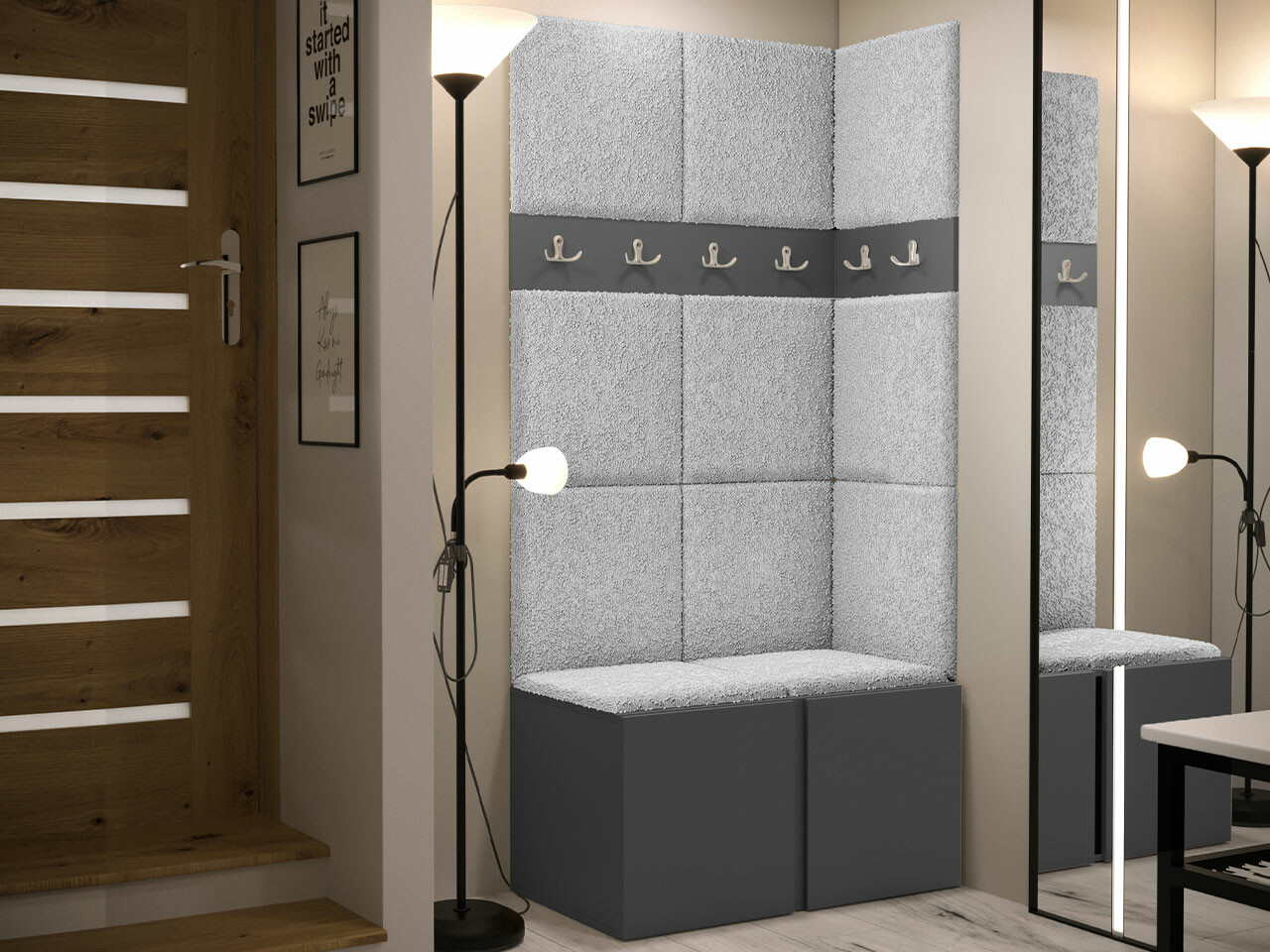 Gangmeubelset Hartford 264 (Grafiet)