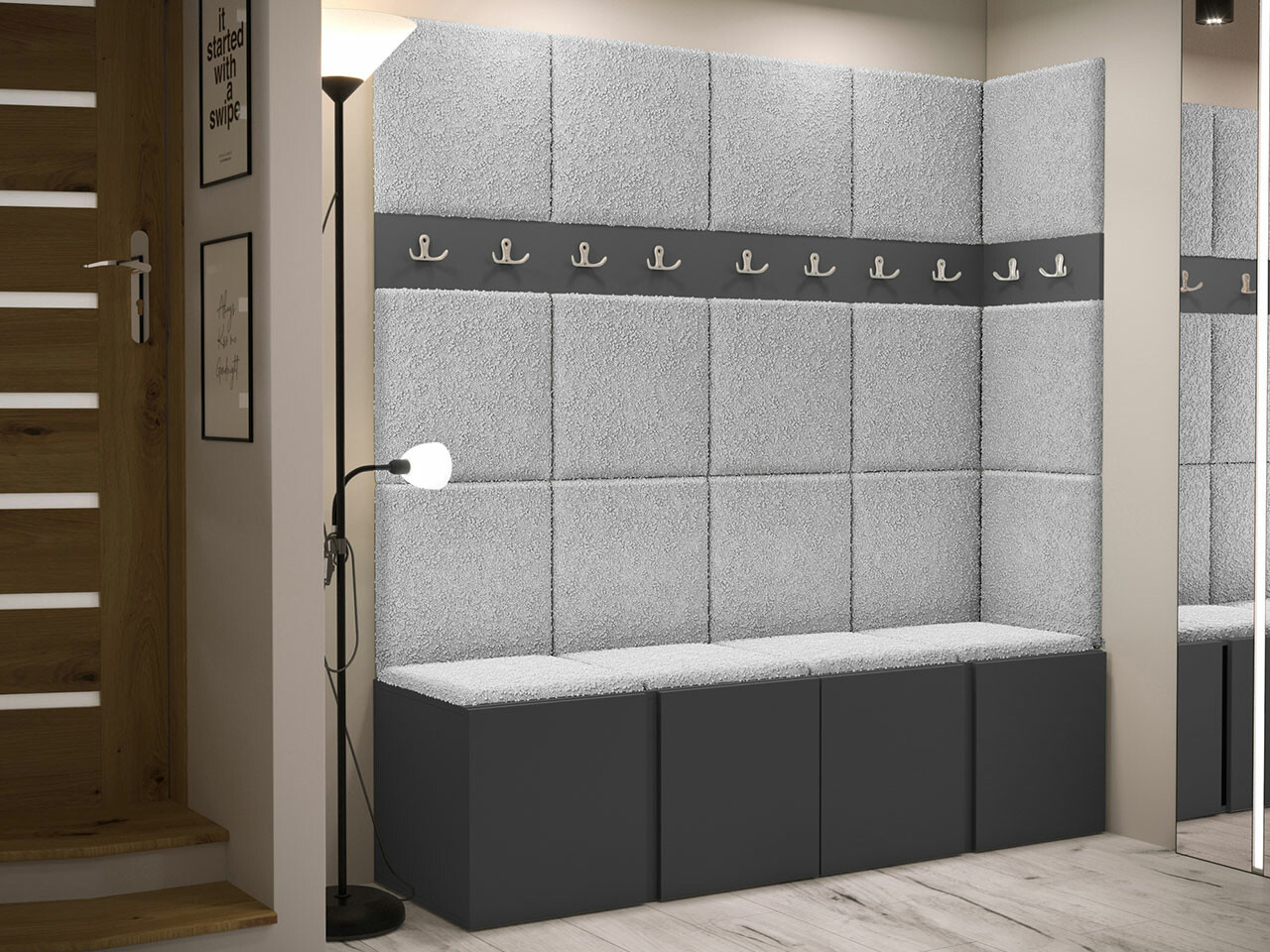 Gangmeubelset Hartford 265 (Grafiet)