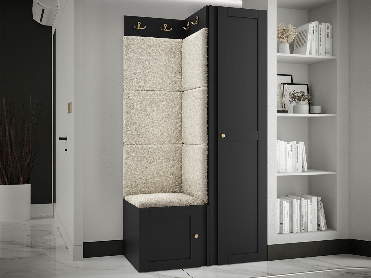 Gangmeubelset Hartford 381 (Zwart)