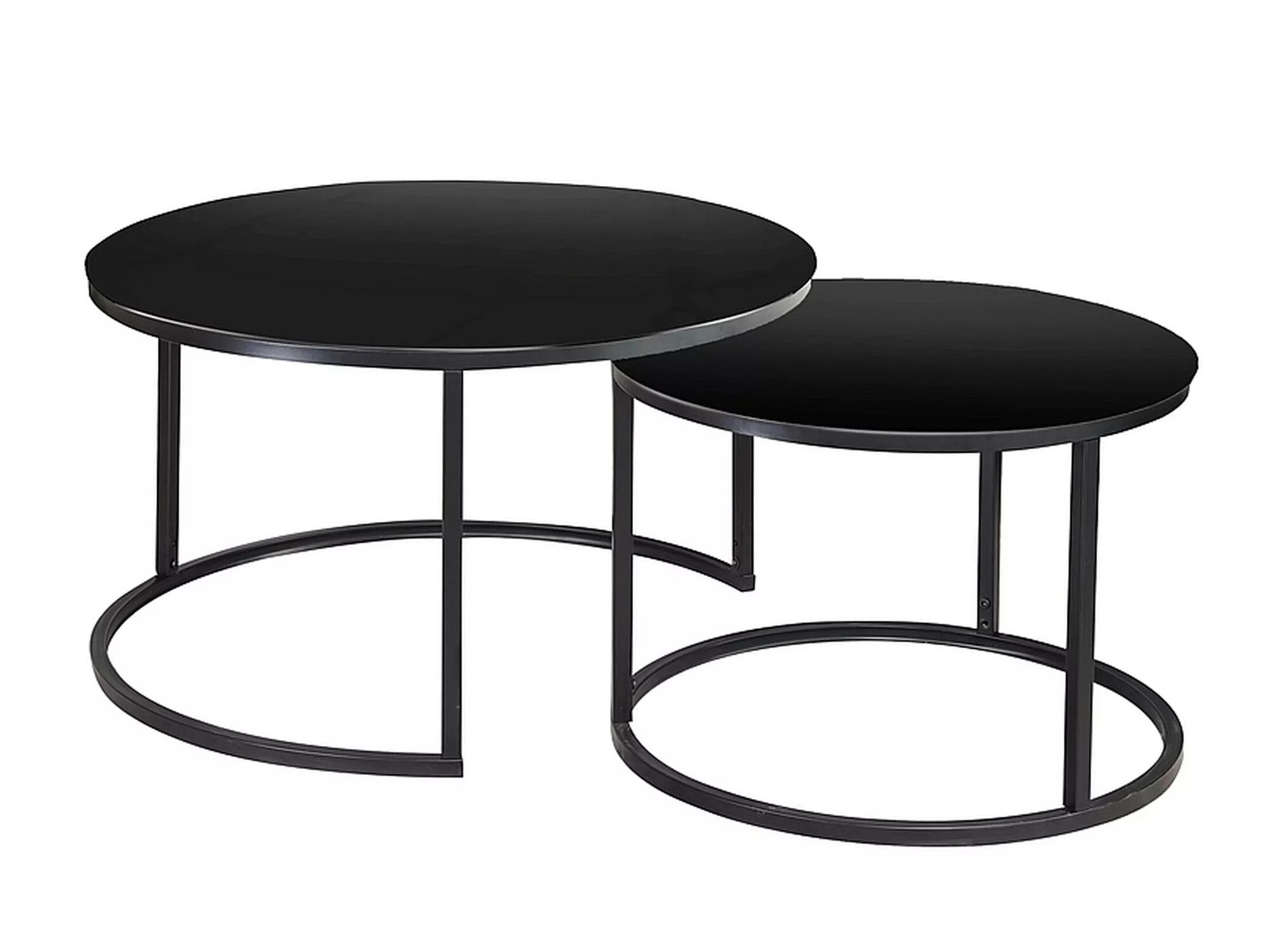 Salontafel set Detroit 494 (Zwart)