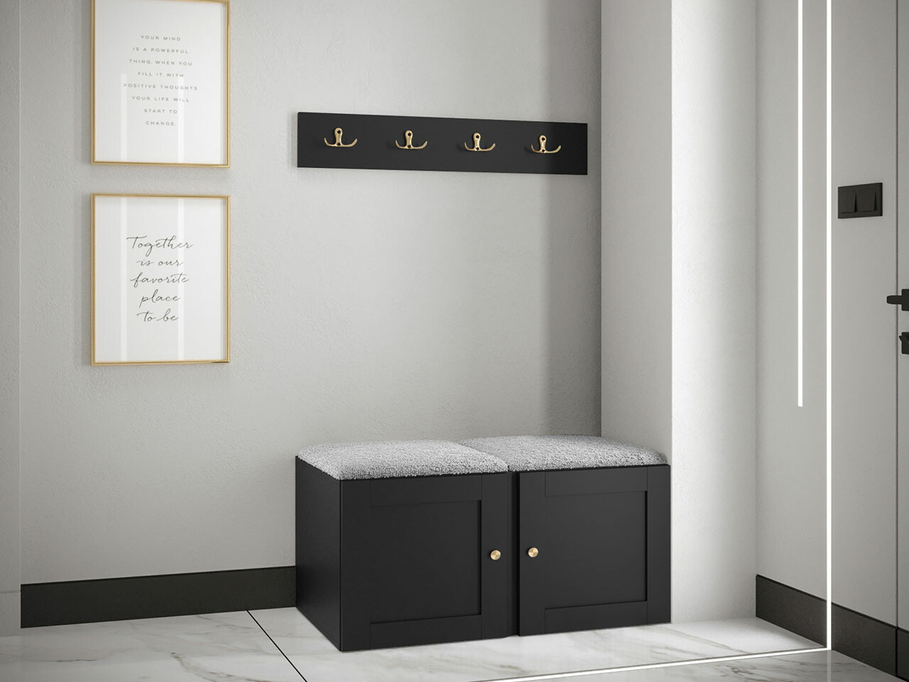 Gangmeubelset Hartford 376 (Wit)