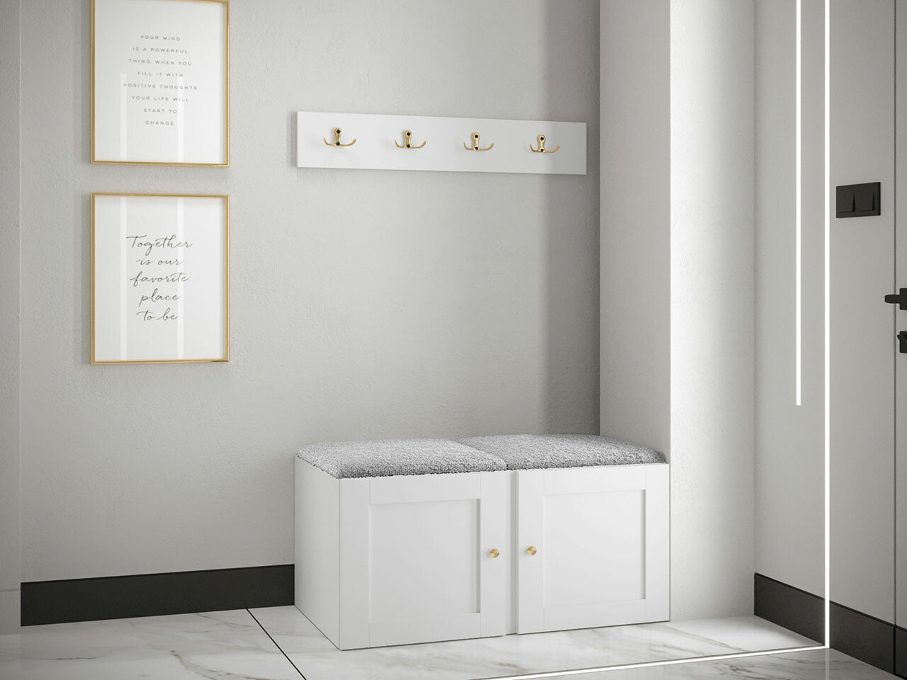 Gangmeubelset Hartford 376 (Zwart)