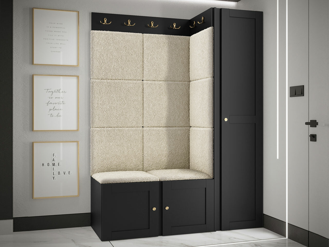 Gangmeubelset Hartford 377 (Wit)