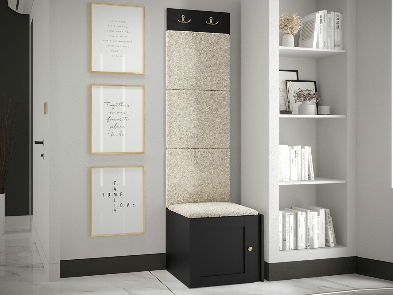 Gangmeubelset Hartford 378 (Zwart)