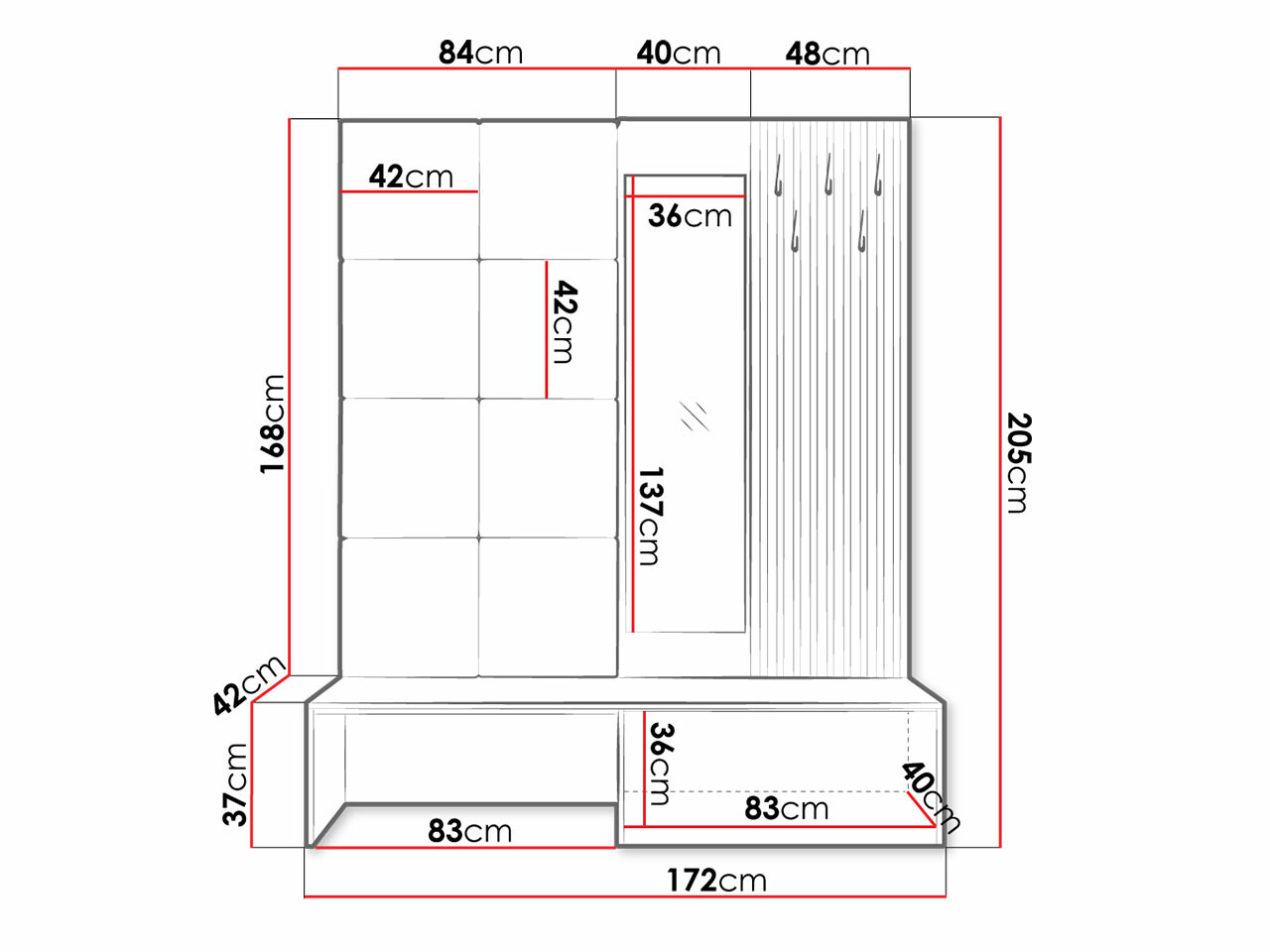 Gangmeubelset Hartford 322 (Abriamo 6)