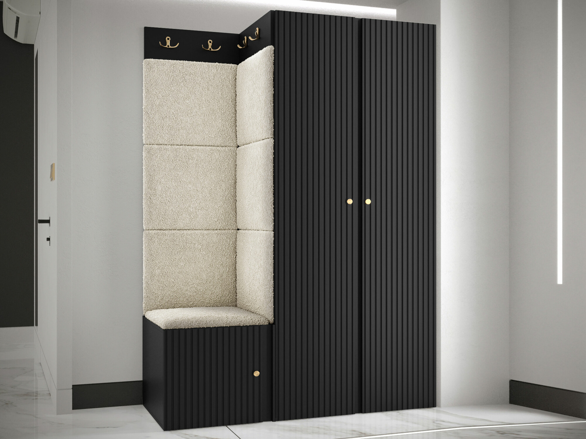 Gangmeubelset Hartford 387 (Zwart)