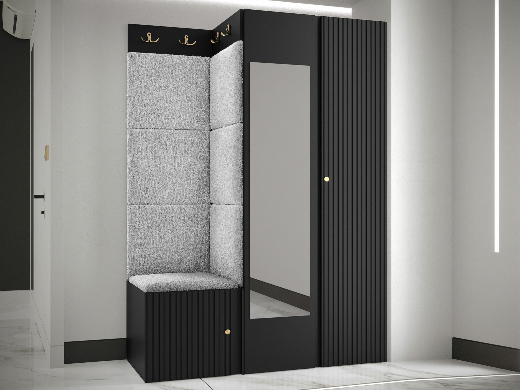 Gangmeubelset Hartford 388 (Zwart)