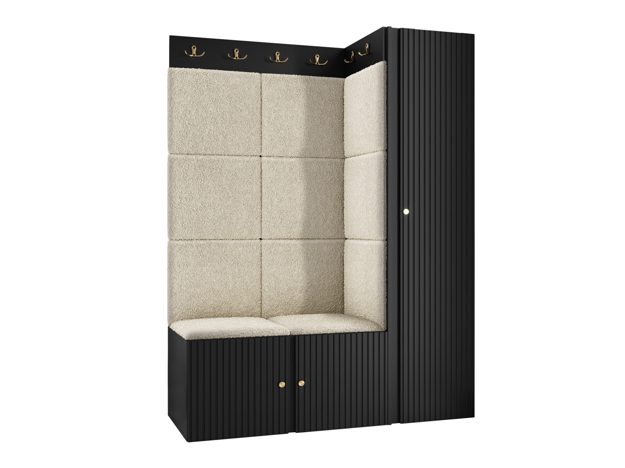 Gangmeubelset Hartford 385 (Zwart)