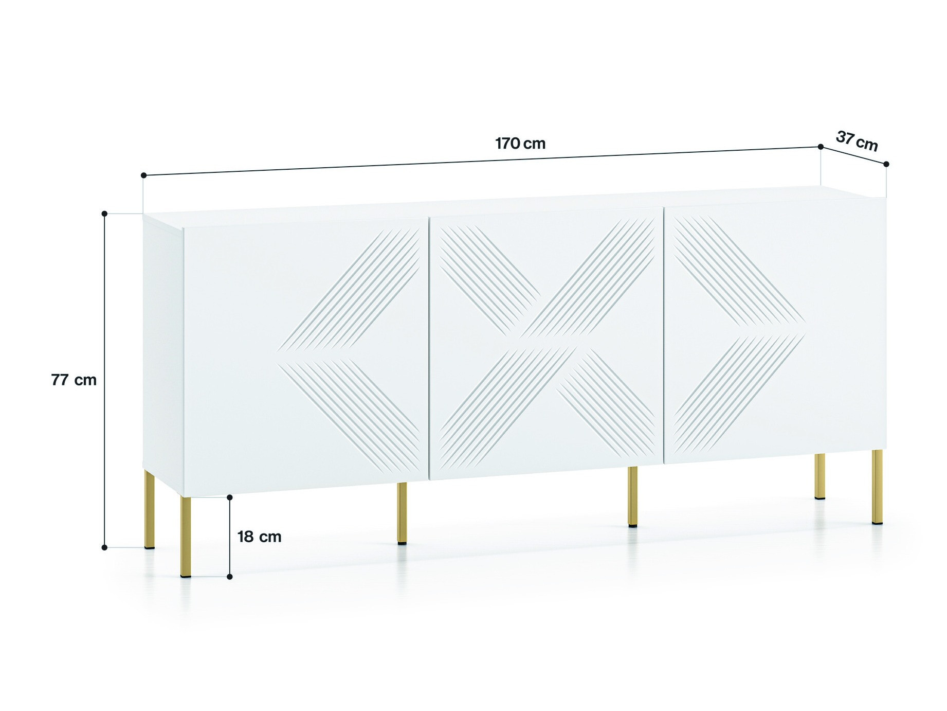 Dressoir Dorferi 102 (Gouden)