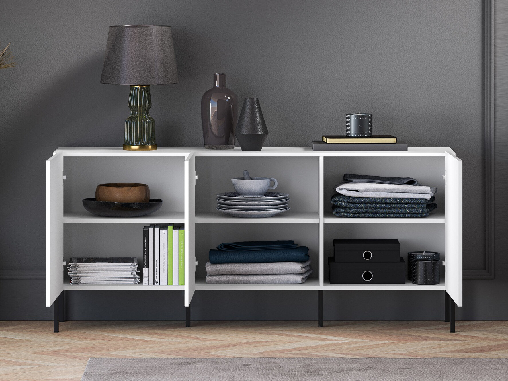 Dressoir Dorferi 102 (Zwart)