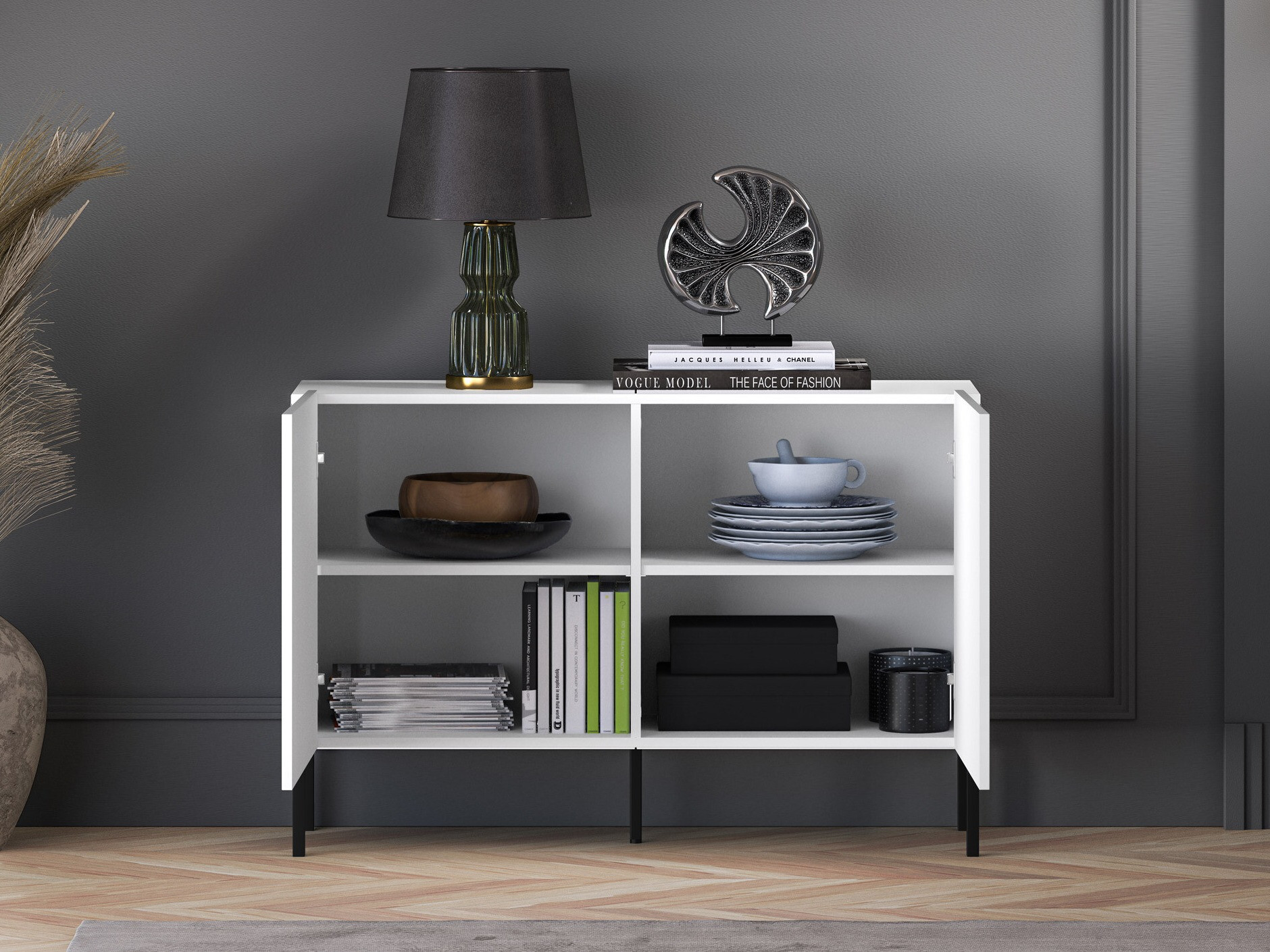 Dressoir Dorferi 104 (Zwart)