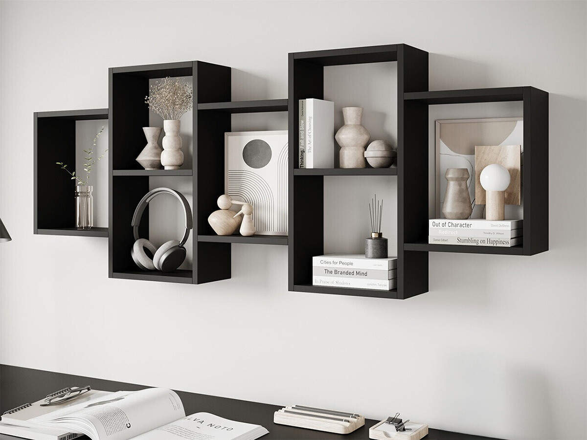 Wandplank Sarasota 103 (Grafiet)