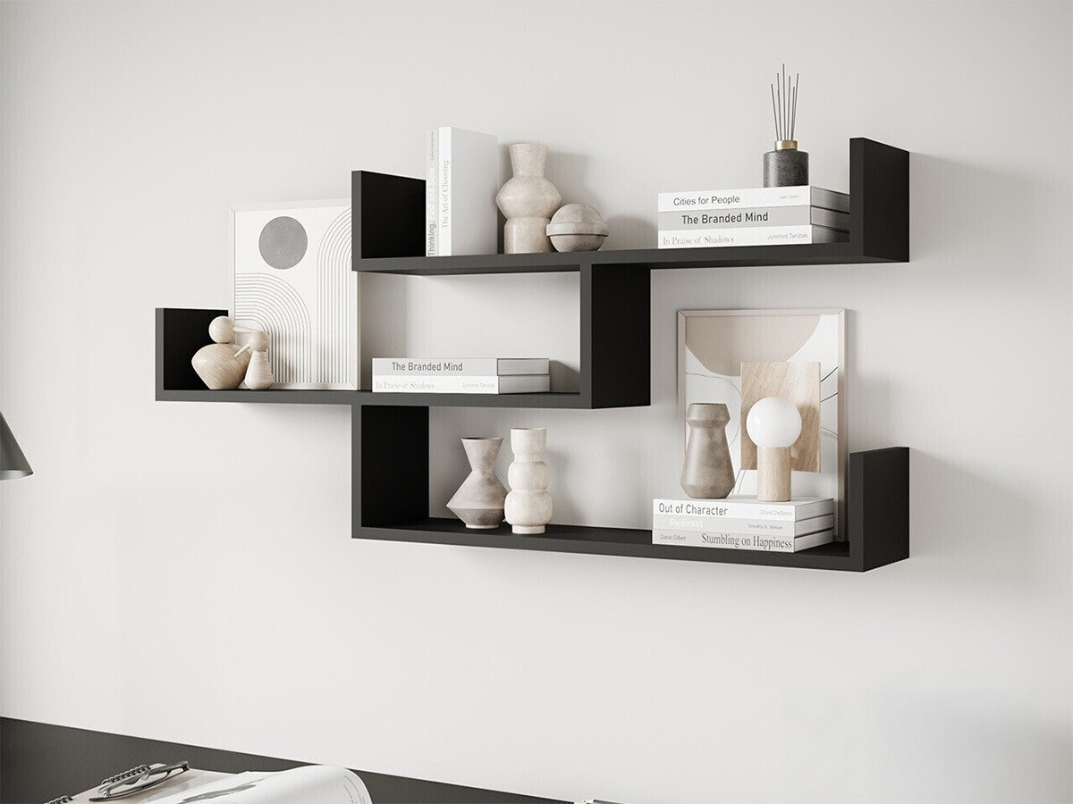 Wandplank Sarasota 104 (Grafiet)