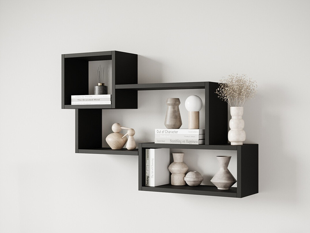 Wandplank Sarasota 106 (Grafiet)