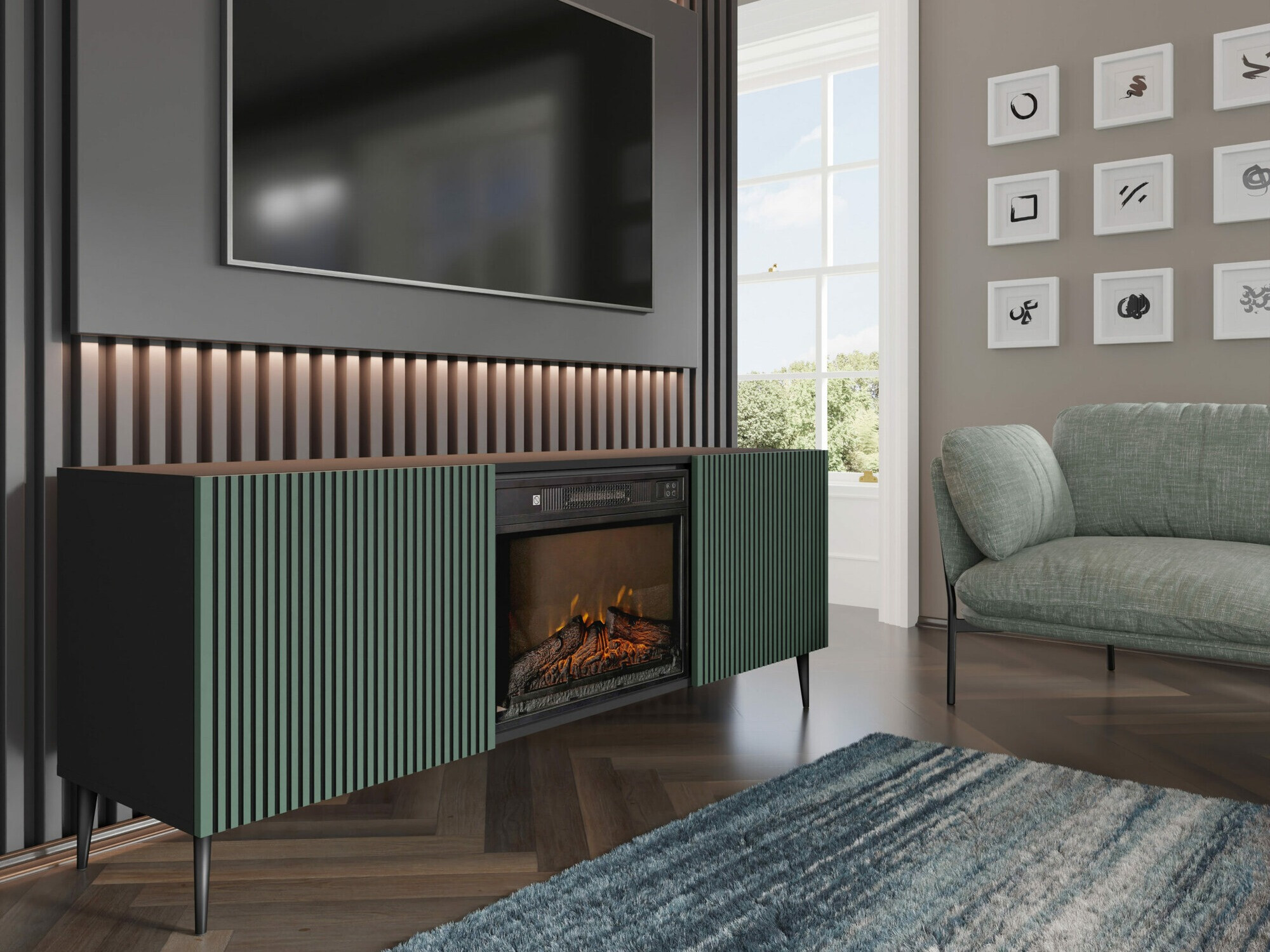 Dressoir Talsalu 111 (Groen)