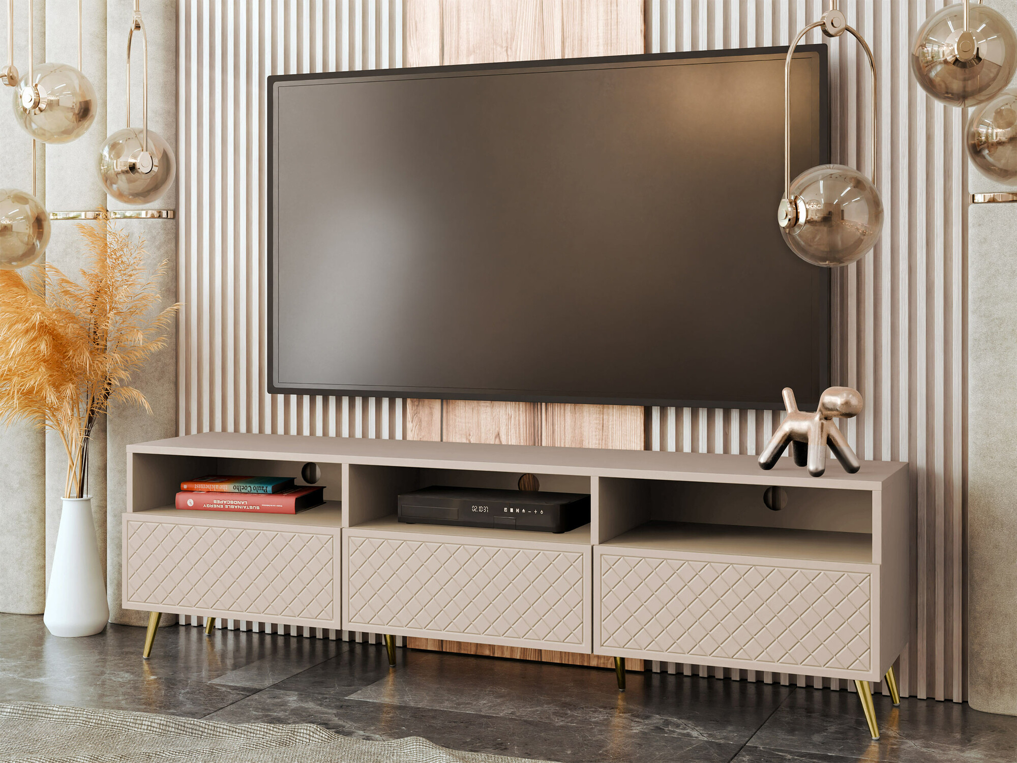 TV-meubel Comfivo Nuromo 106 (Beige)