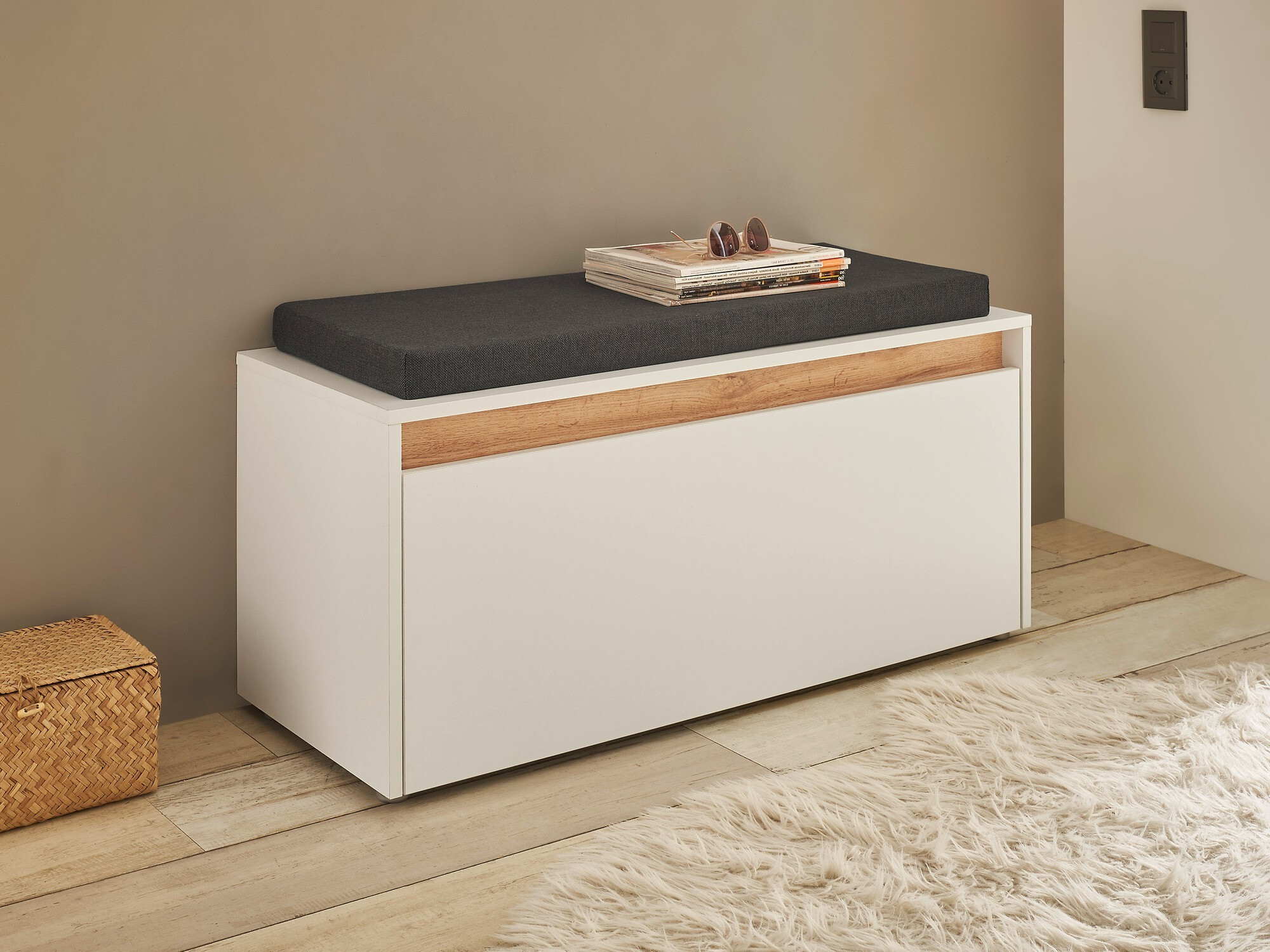 Schoenenkast Elbsori 164 (Wit)