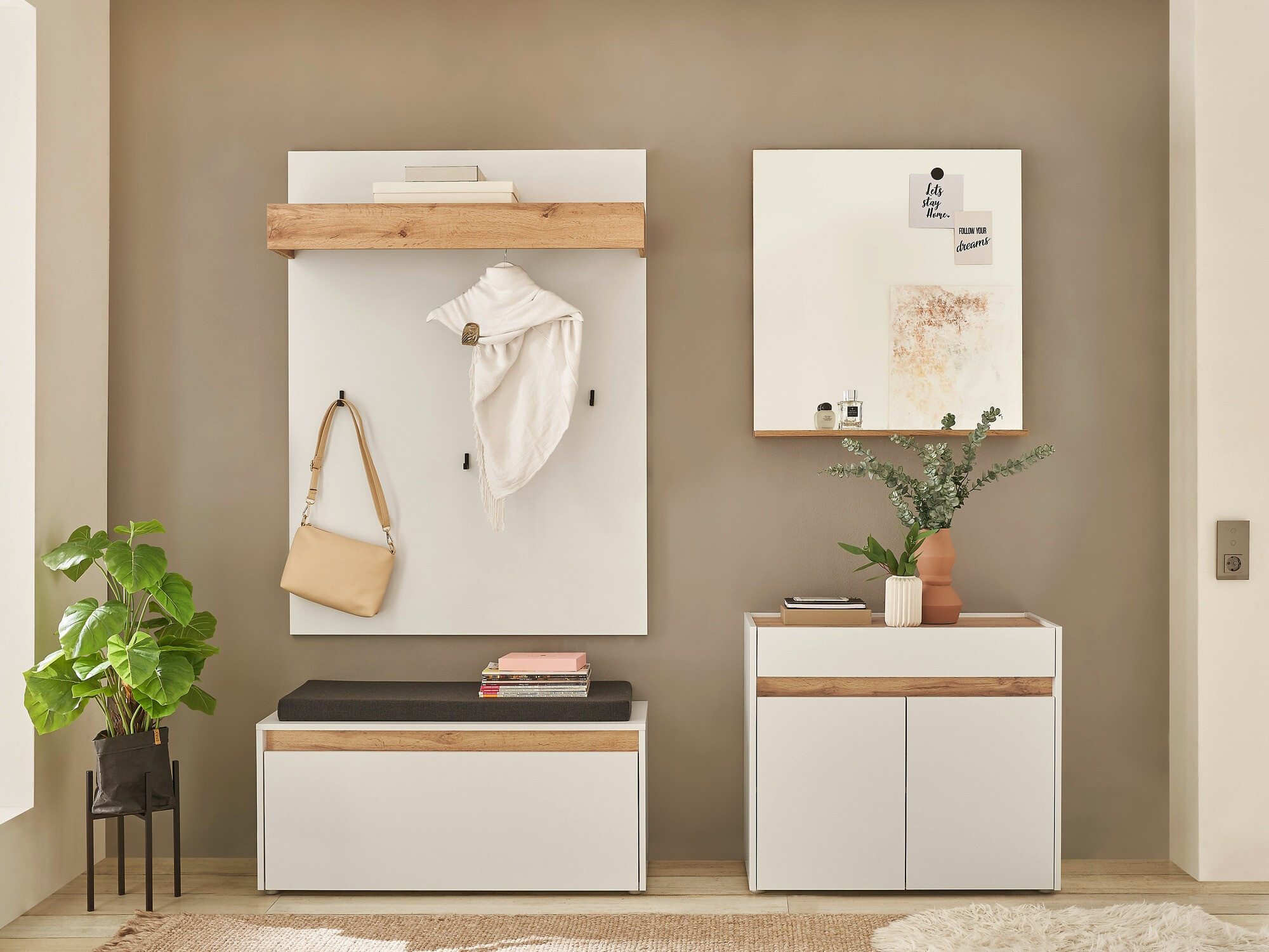 Schoenenkast Elbsori 164 (Wit)